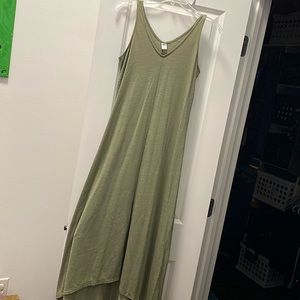 Old navy olive green maxi dress